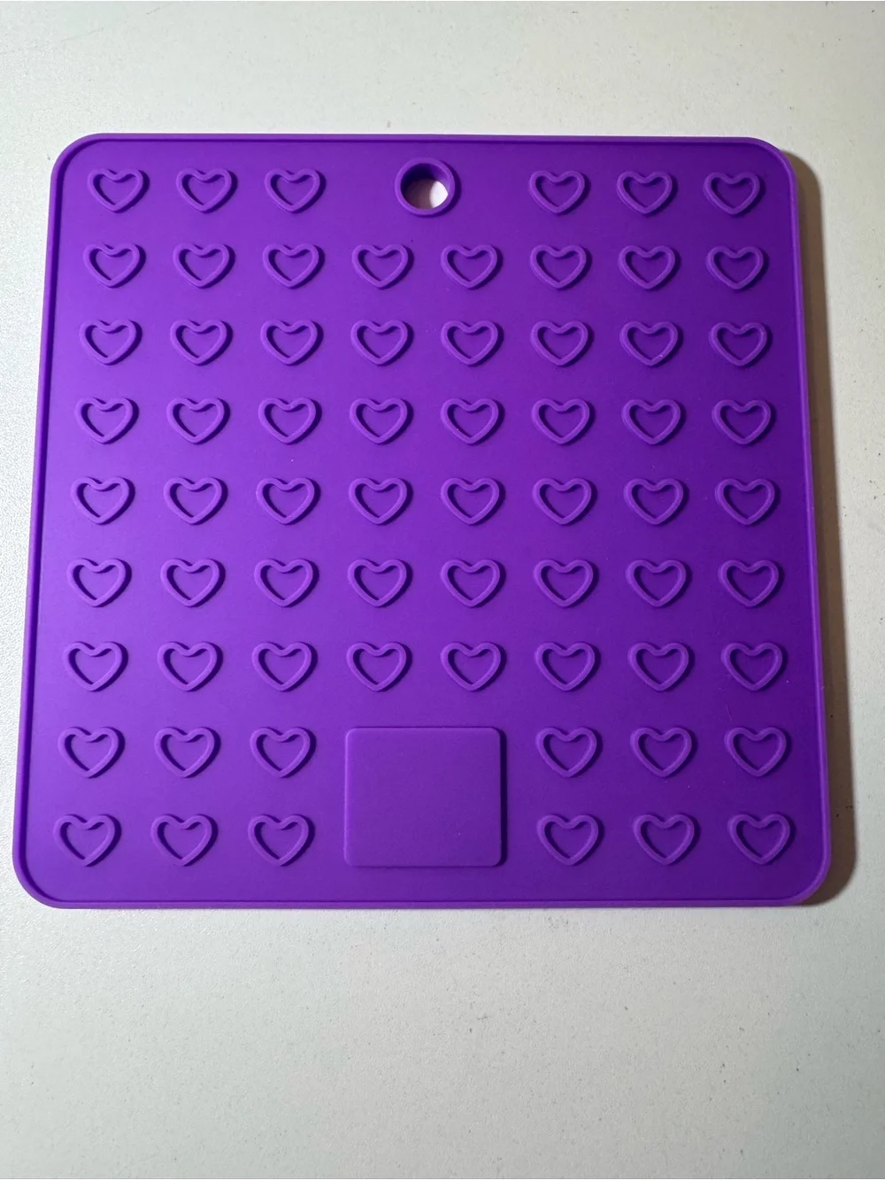 Pair of Purple Silicone Square Pot Holders